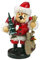yanka-style Räuchermännchen 'Weihnachtsmann' ca. 18 cm hoch, Mehrfarbig, aus Holz, Traditionell, Weihnachten, Advent, Geschenk