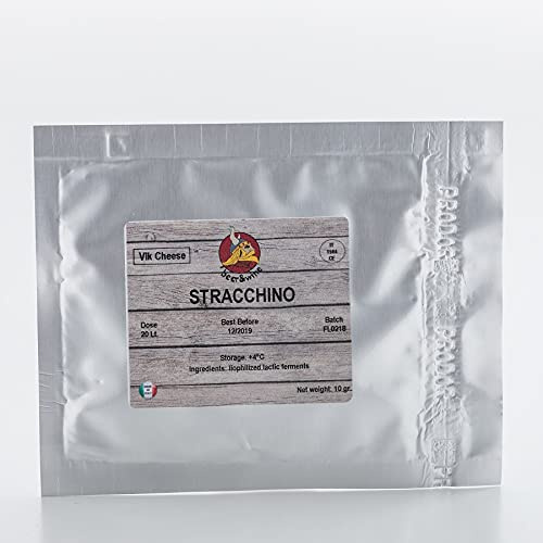 AlcoFermBrew Stracchino Käsekultur 10g – Italienischer Weichkäse-Starter für 20L Milch – Vik Cheese Ferment für cremigen, streichfähigen Frischkäse