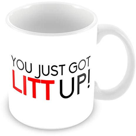 FT You Just Got Litt Up Ceramic White 11oz Mug