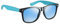 Komonee Black and Blue Drifter Sunglasses Classic Style Retro Sun Shades Eye Glasses UV400 Protection Unisex For Men Women Golf Cycling Sports Fishing Travel
