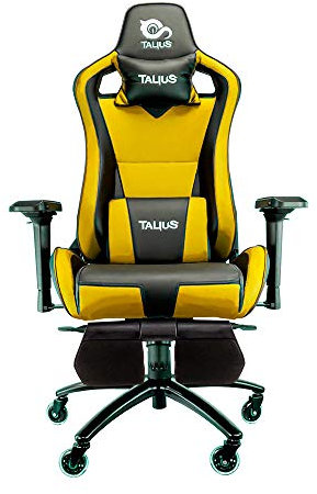 Talius Silla Caiman Gaming, Negro y Amarillo