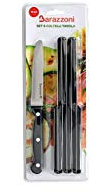 Barazzoni Set 6 Coltelli Tavola Nero