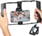 Movo SPR-20 Faltbarer Smartphone Video Rig Cage mit Cold Shoe Mount für Mikrofon oder LED-Licht - Vlogging Mount kompatibel mit iPhone, Android - Smartphone Video Stabilisator Grip - Filmausrüstung