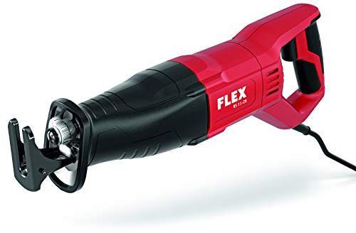 Flex Säbelsäge RS 11-28 (1100 Watt, Leerlaufhubzahl 0-2700 /min, Hub 28 mm, ergonomischer Griff, Säge inkl. Sägeblätter + Transportkoffer) 497258