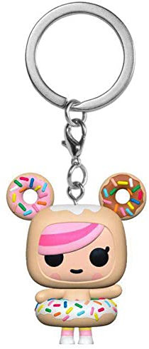 Funko Pop! Keychain: Tokidoki - Donutella - Mini-Figurine en Vinyle à Collectionner Porte-clés Fantaisie - Cadeau de Noël - Idée de Cadeau - Produits Officiels - Anime Fans - Mini-Figurine