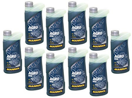 MANNOL 7859 AGRO HSQ Zweitaktöl für Kettensägenmotoren Gartentechnik Öl 10 Liter
