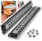 SHUHANG Heavy Duty Drawer Runners 120kg Load Capacity Industrial Drawer Slides Full Extension With Ball Bearing Slides 300 350 400 450 500 550 600 650 700 750 800 850 900 950 1000 mm,Side Mount 1 Pair