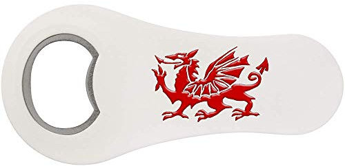 Azeeda 'Welsh Dragon' Bottle Opener Fridge Magnet (BO00045642)