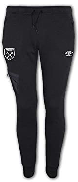 UMBRO West Ham United Travel Pant schwarz WHUFC Hose Sporthose Turnhose Hammers, Größe:XXL