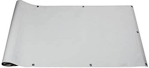 Top-Multi Balkon Sichtschutz PVC Balkonbespannung Creme 0,90m x 6m