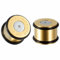 TBOSEN 1 Paar Gold Zylinder im Klassischen Schlichten Stil Tunnel Stecker Gauges Expander Piercing modisches Geschenk 2g-1Zoll in 6mm-25mm