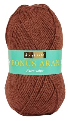 Sirdar Hayfield Bonus Aran Yarn, Mahogany (563), 100g