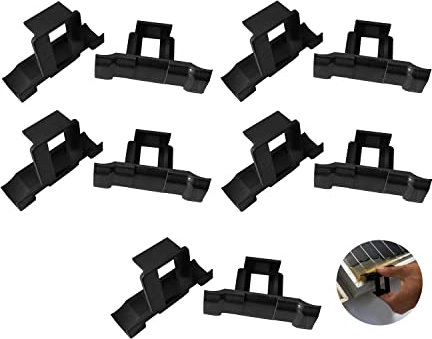 OrangeClub 10Pcs Solarpanel Wasserablauf Clips Entwässerung Clips Photovoltaik Panels Wasser Abgelassen Weg Clip PV Module Reinigung Clips für Wasser Ablauf Photovoltaik Panel Ablauf Clips (35MM)
