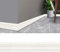 MYBOO 3D Pattern Sticker Wall Trim Line Skirting Border, 230x8CM Wallpaper Borders Self Adhesive Waterproof 3D Foam Edge Strip Border Dado Rail Decoration for Living Room Bedroom Kitchen Home (White)