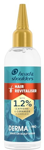 Head & Shoulders Haarwachstumsserum, Schuppenbehandlung, DermaXPRO, Leave-in-Conditioner, unterstützt das Haarwachstum, Niacinamid und Koffein, für trockene Kopfhaut und dünner werdendes Haar, 145 ml