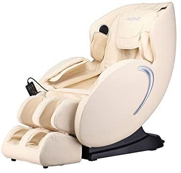 Home Deluxe - Massagesessel SONO Beige - inkl. Zero Gravity Funktion, Bluetooth und Heizung I Massagestuhl Relaxsessel mit Wärmefunktion