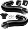 MaxEarn 9-teiliges Y-Rohr Auto Heizung Rohr Kanal Set, Ø75mm Standheizung Zubehör Abgasschlauch+Zusatzluftduse+Clip, Warmluftauslass Kits für Webasto Eberspacher Propex Diesel Heizung