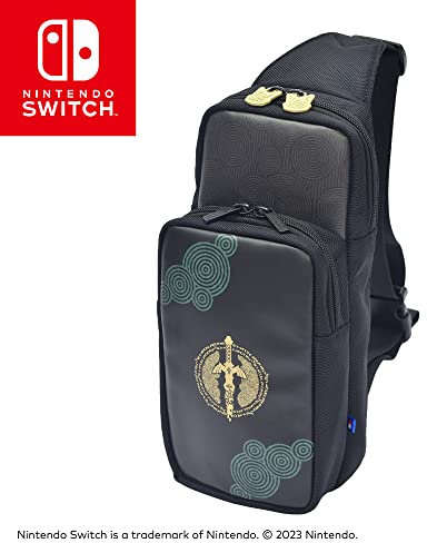 HORI Adventure Pack (The Legend of Zelda: Tears of the Kingdom Edition) Nintendo Switch Umhängetasche - Offiziell Lizenziert - Nintendo Switch/Nintendo Switch Lite/Nintendo Switch - OLED-Modell