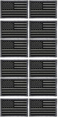 EXCEART 12 Stk Tagesrucksäcke für Männer schwarzer Rucksack Herrenjacke US Flagge amerikanische Flagge USA-Flaggen-Patch selbstklebender usa flag patch wasserdicht Abzeichen schmücken Mann