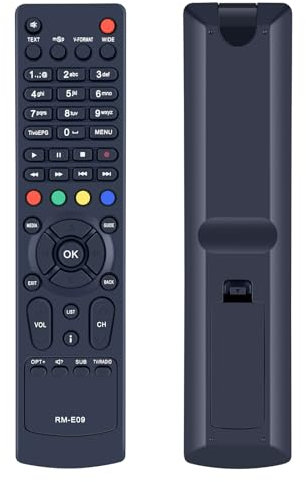 GOUYESHO RM-E09 RME09 Telecomando di ricambio RM-E09 HD-5400S HD-5600S RME09 HD5400S HD5600S Compatibile con telecomando Humax