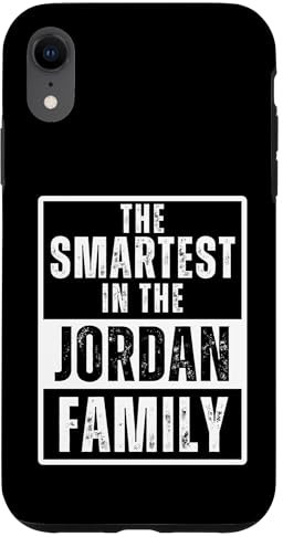 Hülle für iPhone XR Smartest in the Jordan Family