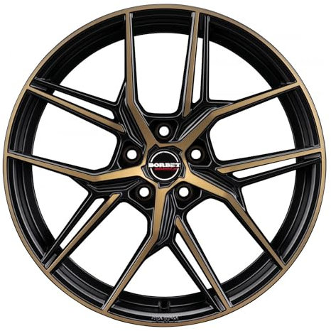 4x Borbet Felgen QX 8.5x20 ET45 5x112 black bronze matt kompatibel mit Seat Ateca Leon Tarraco