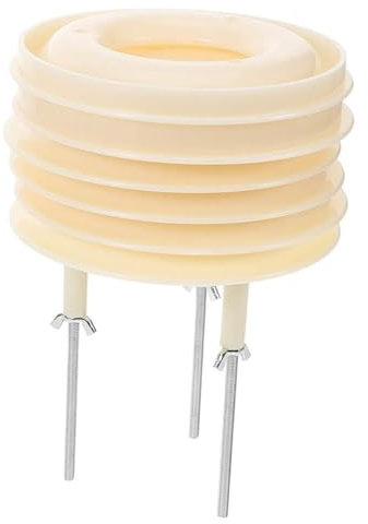 Milisten Schutzbox Für Wetterstation Gehäuse Uv Beständig Vandalismussicher Temperatursensor Feuchtigkeitssensor Abdeckung Außen