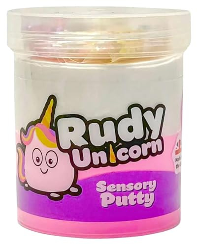 Putty Pals Collection - Rudy Unicorn - Slime Party Sensory Putty Creative Activity -Educational Stress Relief Toys for Girls Boys Kids- Best Toys Gifts