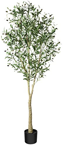 CROSOFMI Arbre Artificiel, Vert, 1,8 m