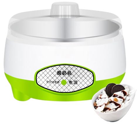 Macchina per Yogurt,Yogurtiera Automatica con Contenitore Interno in Acciaio Inossidabile | 1200ml Piccola Elettrica Multifunzione Basso Rumore per Latte e Ricette