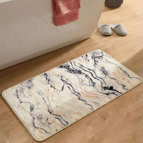 Gino Falcone Badematte - Aquata aus Polyester (Microfaser) | Größe: 60 x 100 cm; Farbe: Cream Multi