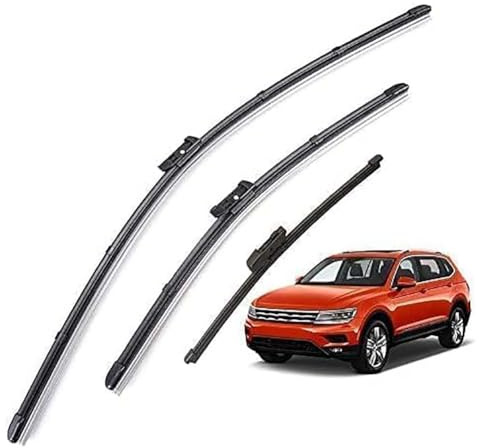 Escobillas limpiaparabrisas para VW Tiguan MK2 2017-2020, Juego Completo de limpiaparabrisas Delantero y Trasero