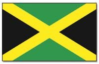 Flagge Jamaika 90 x 150 cm Fahne mit 2 Ösen 100g/m² Stoffgewicht