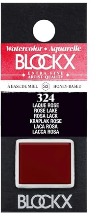 BLOCKX 41324BXC Transparent Aquarelle Extra-fine Laque Rose 1/2 godet