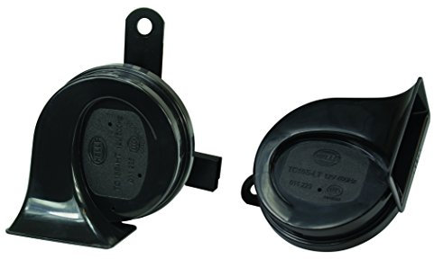 Hella 012010901 BX Hupenhorn-Set (Toyota), 12 V, Schwarz