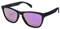 Ciffre EL-Sunprotect® Sonnenbrille Polarisierte Linsen Retro Vintage Style Nerd Look Stil Unisex Brille - Schwarz Lila Verspiegelt