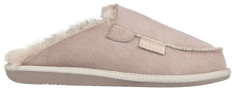 Vanuba Handgemacht Lammfell Warme Hausschuhe Damen Winter Slippers - Hauspantoffeln - Kuschel Pantoffeln Plüsch - Pantoletten Winter - Flache Slippers für Drinnen