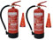 2X 6 kg Pulver Brandengel Feuerlöscher Orginalverpackt Brandklasse ABC, EN3, Manometer, Messingarmatur + Sicherheitsventil Mit Kunststoffstandfuß mit Wandhalter (ohne Prüfnachweis u. Jahresmarke)