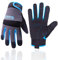HLDD HANDLANDY Leichte Arbeitshandschuhe, Herren & Damen Multifunktionale Arbeitshandschuhe mit umfangreichem Handflächenschutz Gartenarbeit Bauarbeitshandschuhe Touchscreen (Blau, M)