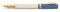 Kaweco STUDENT Füllhalter 50's Rock I Premium Füllfederhalter für Tintenpatronen mit hochwertiger Stahlfeder in Blau & Creme I Nostalgischer Luxus Füller 16 cm I Federbreite: B (Breit)