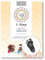 MAGISCHES BABY ABDRUCKSET – 14 x 20,5 cm (ca. A5) – ohne Farbe, direkt auf beschichtetem Papier - von Baby's 1st Step (Light)