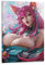 haocaitou Loler Ahri Cartoon-Tierposter, dekoratives Gemälde, Leinwand, Wandkunst, Wohnzimmer, Poster, Schlafzimmer, Malerei, 20 x 30 cm
