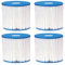 Cheuling 4 Stück Filter Kartuschen für Pool, Ⅵ Filter für Heiße U-Boote Spa Aufblasbare Pools, für Lay-Z-Spa Miami Vegas Monaco (4)