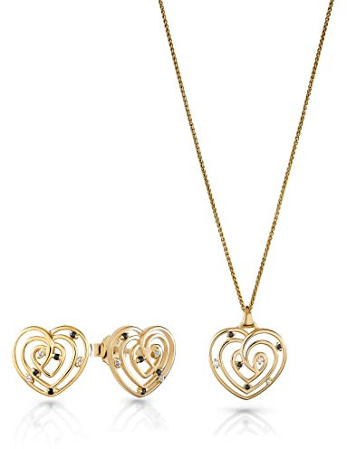 Orphelia 925 Silver Set Earrings + P