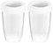 2 PCS Flour Sugar Salt Shaker, Flour Sifter Plastic Icing Sugar Shaker with Lid Large Capacity Baking Sieve Cup Fine for Bake & Decorate Cakes Pastry Coffee, 70 x 114 x 45 mm