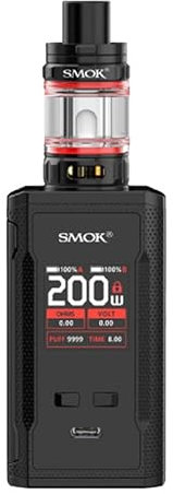 Smok R-Kiss 2 Kit Powered by a Dual 18650 Battery | 1.3 Inches TFT Colour Display Screen | Battery Not Included | 2ml Tank Capacity NO Nicotine (Black)