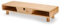 OfficeWorld Range Bamboo Monitor Stand Riser with Drawer - Monitor Stand with Shelf and Drawer - 61 x 20 x 12 cm