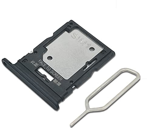 Eonpam Original DUAL SIM Card Slot Tray Holder Replacement for Xiaomi Redmi Note 11 Pro 5G Incl Sim Pin(Grey)