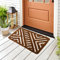 Roseley Wire & Coir Door Mat 40 x 60cm Heavy-Duty Boot Scraper 100% Natural Doormat Entrance Rug Indoor Outdoor (Patttern01)