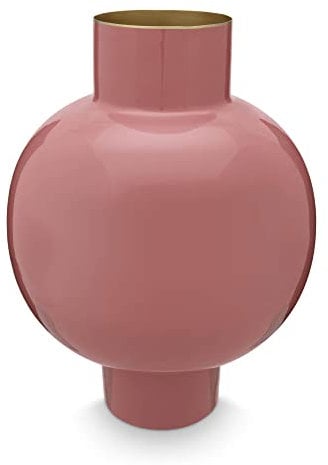 Pip Studio Vase Metal groß pink 31,5 x 42 cm
